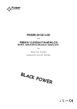 Pulsar BLACK POWER PSBEN 2012C/LCD Manual preview