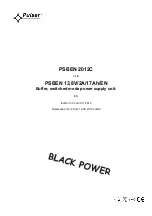 Pulsar BLACK POWER PSBEN 2012C Manual preview