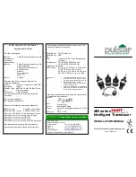 Pulsar dBi 3 Ex ia Installation Manual предпросмотр