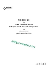 Preview for 1 page of Pulsar GREEN POWER CCTV PSDCB09125C Quick Start Manual