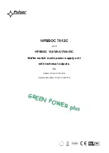 Preview for 1 page of Pulsar GREEN POWER PLUS HPSBOC 7012C Manual