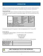 Preview for 3 page of Pulsar HD6580B Operator'S Manual