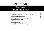 Предварительный просмотр 1 страницы Pulsar KINETIC 5M42 Manual