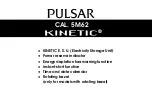 Pulsar KINETIC 5M62 Manual preview