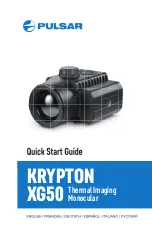 Pulsar KRYPTON XG50 Quick Start Manual preview