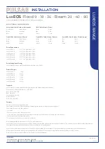 Preview for 12 page of Pulsar LUXEOS Beam 20 Installation Manual