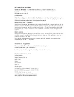 Preview for 2 page of Pulsar M-920-S-001-1P Service Manual