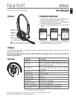 Pulsar MT3552 User Manual предпросмотр