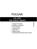 Pulsar NX01 User Manual предпросмотр