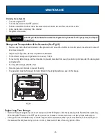 Preview for 23 page of Pulsar PG12000B Operator'S Manual