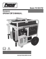 Pulsar PG15KVTW Operator'S Manual предпросмотр