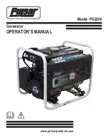 Preview for 1 page of Pulsar PG2200 Operator'S Manual