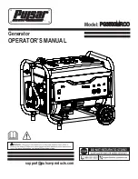 Pulsar PG3500MRCO Operator'S Manual предпросмотр