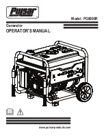 Pulsar PG6000R Operator'S Manual preview