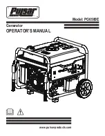 Preview for 1 page of Pulsar PG6580E Operator'S Manual