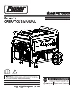 Pulsar PG7750BCO Operator'S Manual preview