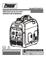 Pulsar PGD40iSCO Operator'S Manual preview