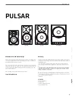 Preview for 3 page of Pulsar PL 110 FA Manual