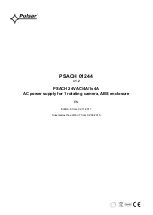 Preview for 1 page of Pulsar PSACH 01244 Manual