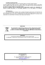 Preview for 8 page of Pulsar PSBBH 1012 Manual