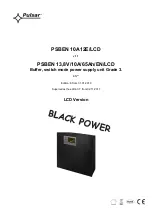 Preview for 1 page of Pulsar PSBEN 10A12E/LCD Manual