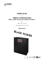 Preview for 1 page of Pulsar PSBEN 5012D Manual