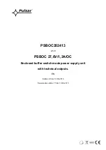 Pulsar PSBOC352413 Manual preview