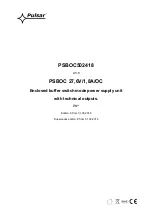 Pulsar PSBOC502418 Manual preview