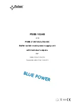 Preview for 1 page of Pulsar PSBS 1024B Manual