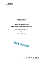 Preview for 1 page of Pulsar PSBS 3024C Manual