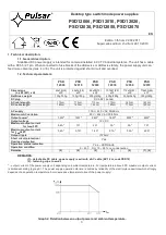 Предварительный просмотр 3 страницы Pulsar PSD12006 Quick Start Manual