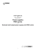 Preview for 1 page of Pulsar PSDC Series User Manual