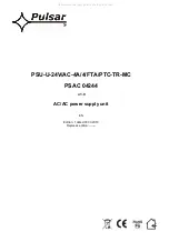 Preview for 1 page of Pulsar PSU-U-24V/AC-4A/4/FTA/PTC-TR-MC Manual