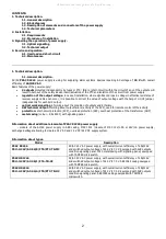 Preview for 2 page of Pulsar PSU-U-24V/AC-4A/4/FTA/PTC-TR-MC Manual