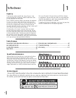 Preview for 2 page of Pulsar PTG1022H Operator'S Manual