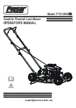 Preview for 1 page of Pulsar PTG1220D5A Operator'S Manual