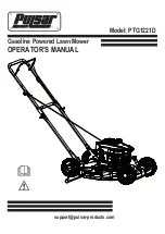 Предварительный просмотр 1 страницы Pulsar PTG1221D Operator'S Manual