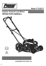 Предварительный просмотр 1 страницы Pulsar PTG1221T Operator'S Manual