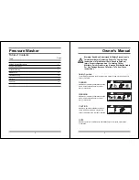 Preview for 2 page of Pulsar PWG3000H Owner'S Manual