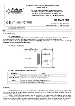 Pulsar TRZ 40 Series Assembly Instructions предпросмотр