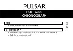 Предварительный просмотр 1 страницы Pulsar V658 Manual