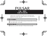 Предварительный просмотр 1 страницы Pulsar VK83 Manual