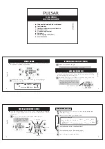 Preview for 1 page of Pulsar w863 Quick Start Manual