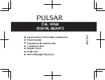 Pulsar W864 Manual предпросмотр