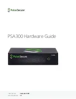 Pulse Secure PSA300 Hardware Manual preview