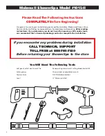 Preview for 2 page of Pulse Shower Spas Makena II 1015-II Installation Instructions Manual