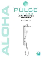 Pulse Aloha ShowerSpa 1080-W Owner'S Manual preview