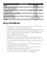 Preview for 3 page of Pulse CPA500 User Instructions