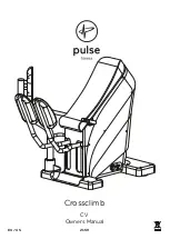 Preview for 1 page of Pulse Crossclimb Owner'S Manual