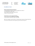 Preview for 9 page of Pulse DSM2F Series User Manual